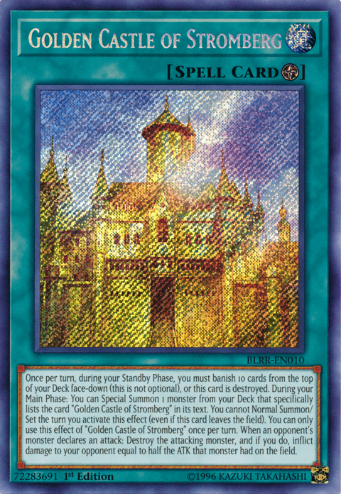 Golden Castle of Stromberg [BLRR-EN010] Secret Rare - POKÉ JEUX