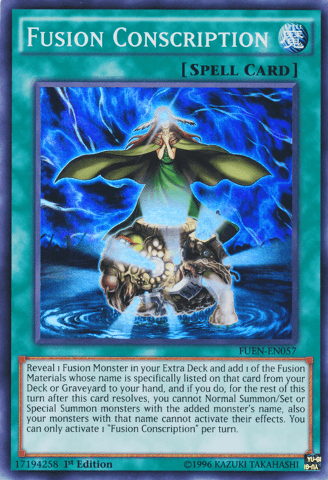 Fusion Conscription [FUEN-EN057] Super Rare - POKÉ JEUX