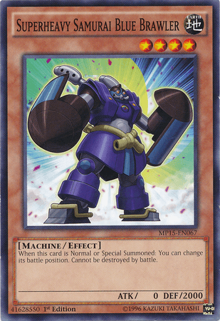 Superheavy Samurai Blue Brawler [MP15-EN067] Common - POKÉ JEUX