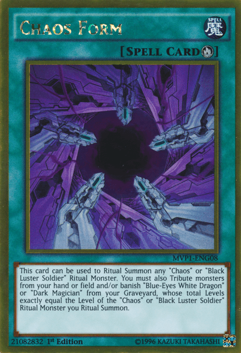 Chaos Form [MVP1-ENG08] Gold Rare - POKÉ JEUX