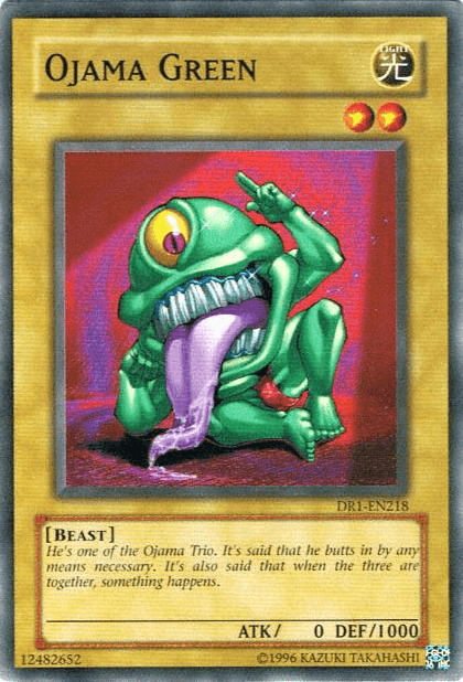 Ojama Green [DR1-EN218] Common - POKÉ JEUX