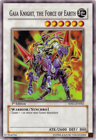 Gaia Knight, the Force of Earth [5DS1-EN042] Super Rare - POKÉ JEUX