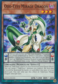 Odd-Eyes Mirage Dragon [LEDD-ENC05] Common - POKÉ JEUX