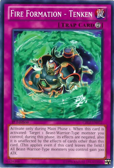 Fire Formation - Tenken [CBLZ-EN072] Common - POKÉ JEUX