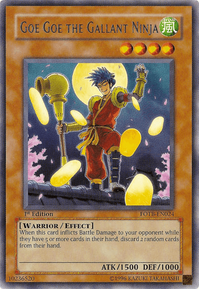 Goe Goe the Gallant Ninja [FOTB-EN024] Rare - POKÉ JEUX