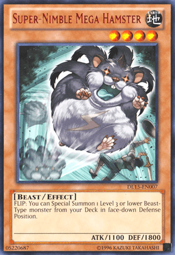 Super-Nimble Mega Hamster (Red) [DL15-EN007] Rare - POKÉ JEUX