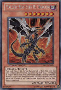 Malefic Red-Eyes B. Dragon [YMP1-EN001] Secret Rare - POKÉ JEUX