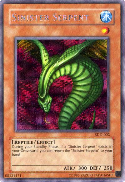 Sinister Serpent [SDD-002] Secret Rare - POKÉ JEUX