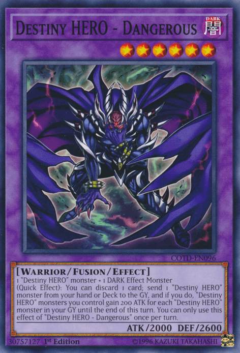 Destiny Hero - Dangerous [COTD-EN096] Common - POKÉ JEUX