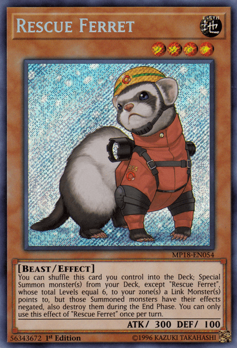 Rescue Ferret [MP18-EN054] Secret Rare - POKÉ JEUX
