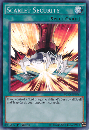 Scarlet Security [LC5D-EN076] Super Rare - POKÉ JEUX