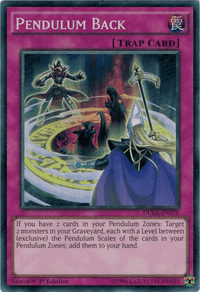 Pendulum Back [DUEA-EN078] Super Rare - POKÉ JEUX