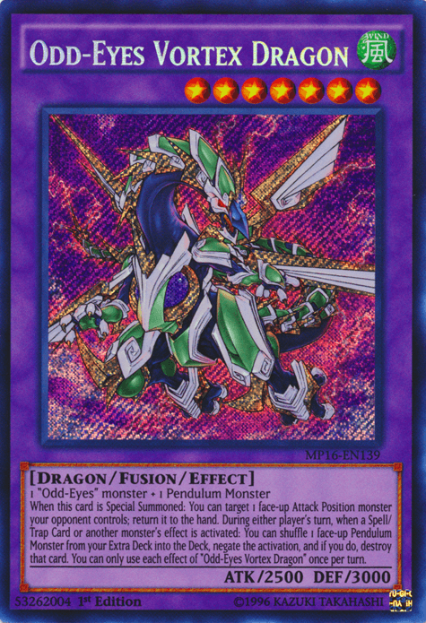 Odd-Eyes Vortex Dragon [MP16-EN139] Secret Rare - POKÉ JEUX
