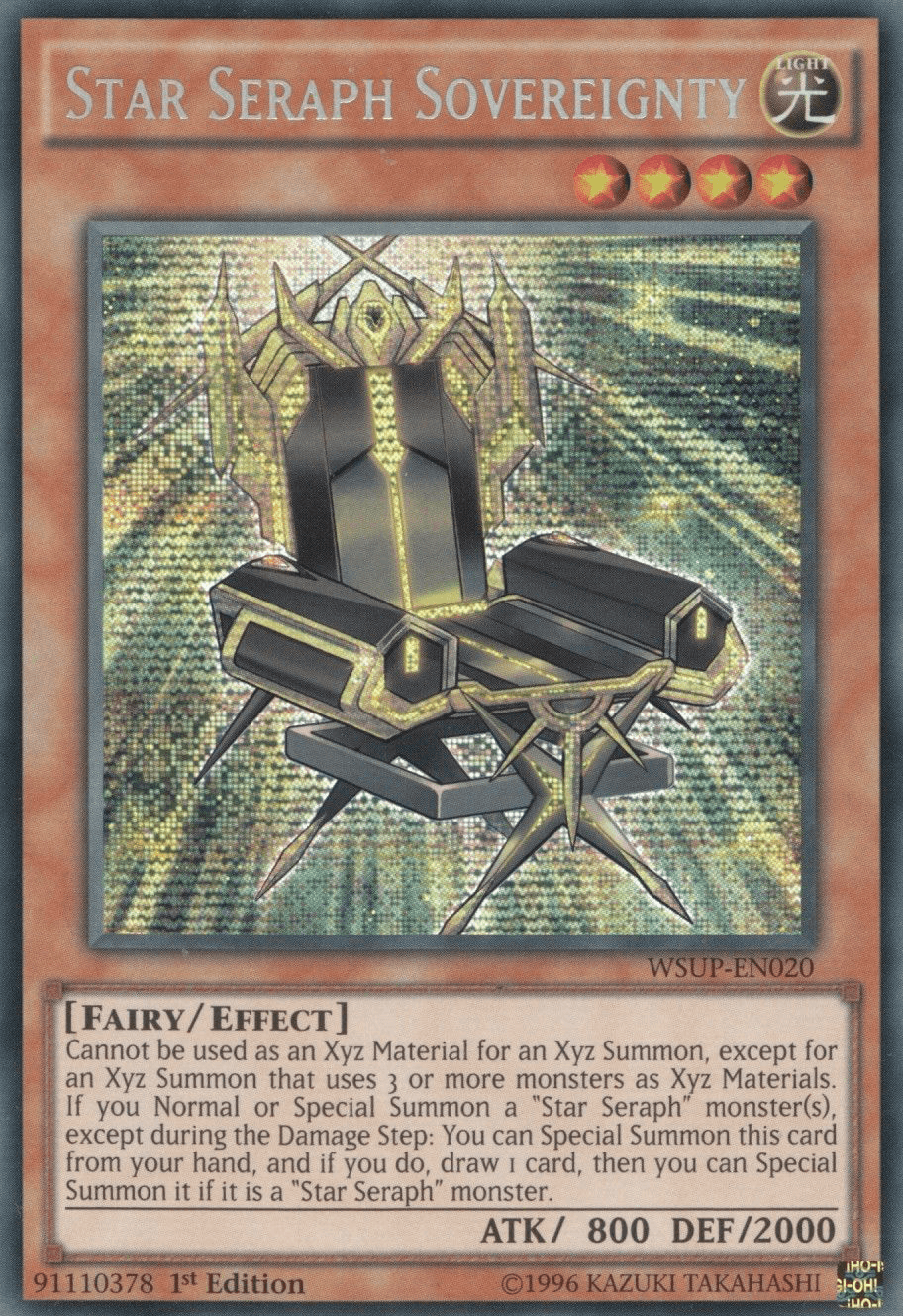 Star Seraph Sovereignty [WSUP-EN020] Secret Rare - POKÉ JEUX