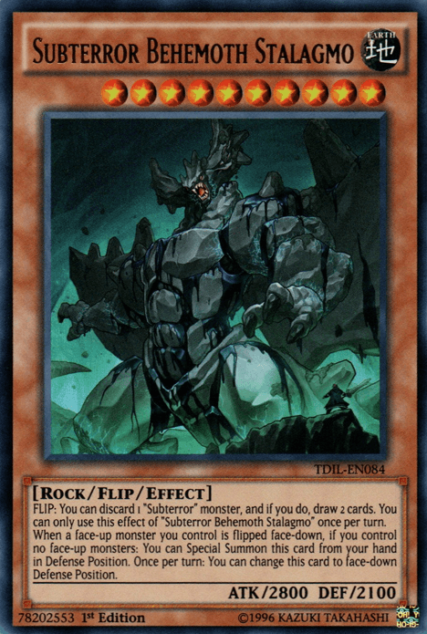 Subterror Behemoth Stalagmo [TDIL-EN084] Ultra Rare - POKÉ JEUX