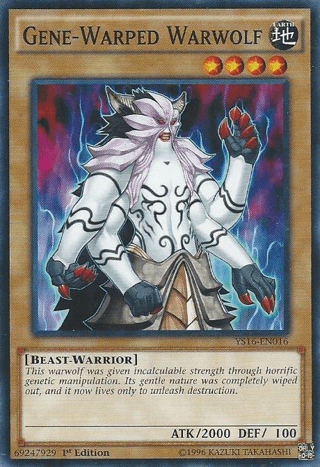 Gene-Warped Warwolf [YS16-EN016] Common - POKÉ JEUX