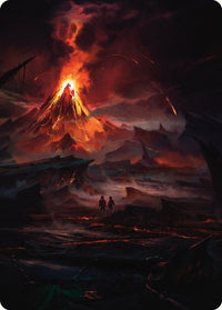 Valley of Gorgoroth Art Card [The Lord of the Rings: Tales of Middle-earth Art Series]