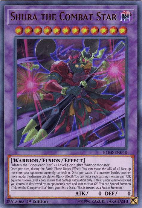 Shura the Combat Star [BLRR-EN040] Ultra Rare - POKÉ JEUX