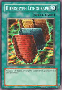 Hieroglyph Lithograph [DR1-EN034] Common - POKÉ JEUX