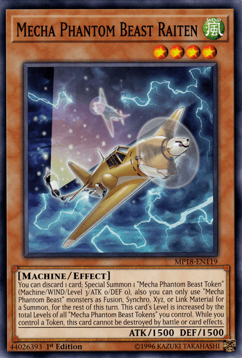Mecha Phantom Beast Raiten [MP18-EN119] Common - POKÉ JEUX
