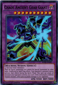 Chaos Ancient Gear Giant [RATE-EN041] Super Rare - POKÉ JEUX