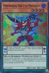 Performapal Odd-Eyes Minitaurus [BLLR-EN002] Ultra Rare - POKÉ JEUX