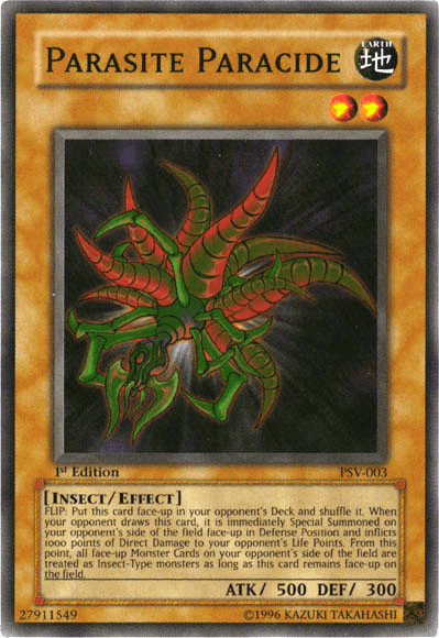 Parasite Paracide [PSV-003] Super Rare - POKÉ JEUX