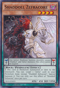 Shaddoll Zefracore [CROS-EN023] Common - POKÉ JEUX