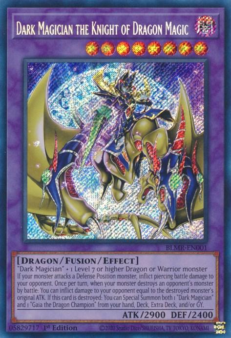 Dark Magician the Knight of Dragon Magic [BLMR-EN001] Secret Rare - POKÉ JEUX