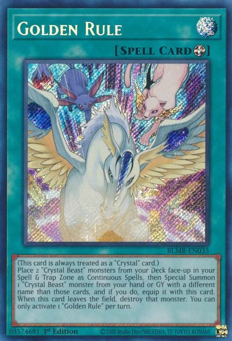 Golden Rule [BLMR-EN035] Secret Rare - POKÉ JEUX