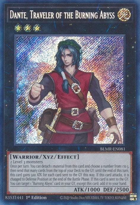 Dante, Traveler of the Burning Abyss [BLMR-EN081] Secret Rare - POKÉ JEUX