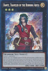 Dante, Traveler of the Burning Abyss [BLMR-EN081] Secret Rare - POKÉ JEUX