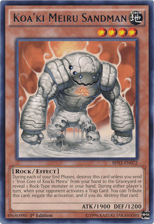 Koa'ki Meiru Sandman [BP03-EN072] Rare - POKÉ JEUX