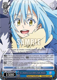 For a World to Live In With a Smile, Rimuru [That Time I Got Reincarnated as a Slime Vol.3] - POKÉ JEUX