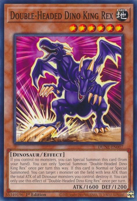Double-Headed Dino King Rex [DUNE-EN007] Common - POKÉ JEUX