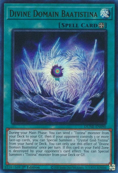 Divine Domain Baatistina [DUNE-EN090] Ultra Rare - POKÉ JEUX