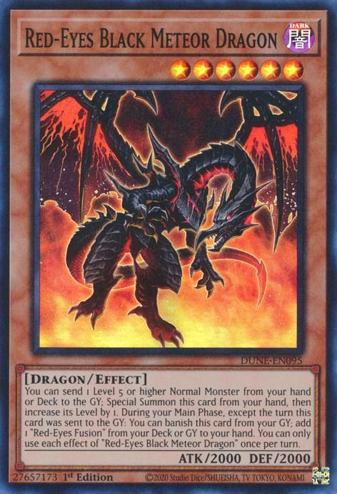 Red-Eyes Black Meteor Dragon [DUNE-EN095] Super Rare - POKÉ JEUX