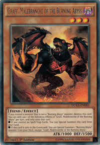 Graff, Malebranche of the Burning Abyss [DUEA-EN083] Rare - POKÉ JEUX