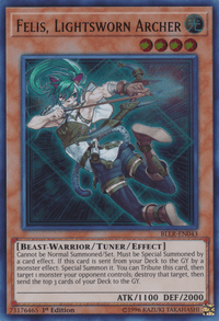 Felis, Lightsworn Archer [BLLR-EN043] Ultra Rare - POKÉ JEUX