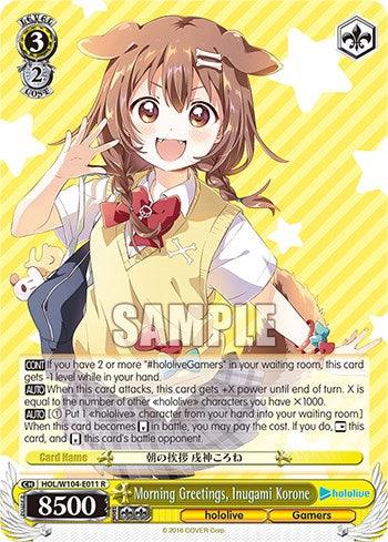 Morning Greetings, Inugami Korone [hololive production Vol. 2] - POKÉ JEUX