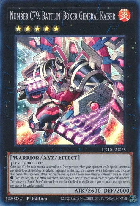 Number C79: Battlin' Boxer General Kaiser [LD10-EN035] Super Rare - POKÉ JEUX