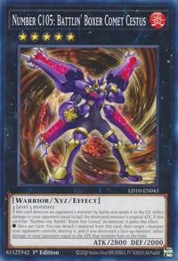 Number C105: Battlin' Boxer Comet Cestus [LD10-EN043] Common - POKÉ JEUX