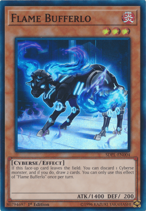 Flame Bufferlo [SDPL-EN004] Super Rare - POKÉ JEUX