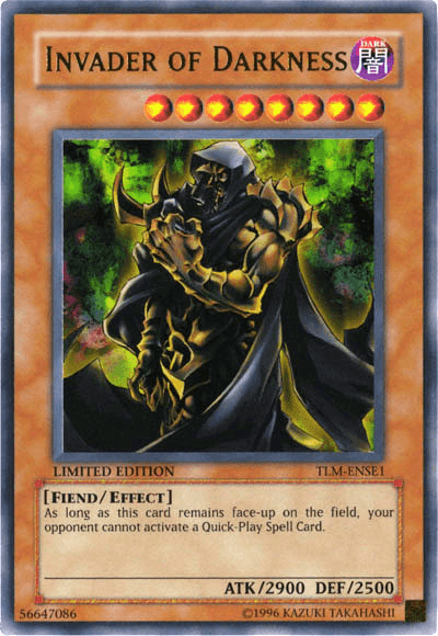 Invader of Darkness [TLM-ENSE1] Ultra Rare - POKÉ JEUX