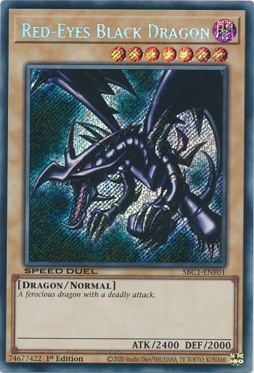 Red-Eyes Black Dragon [SBC1-ENF01] Secret Rare - POKÉ JEUX