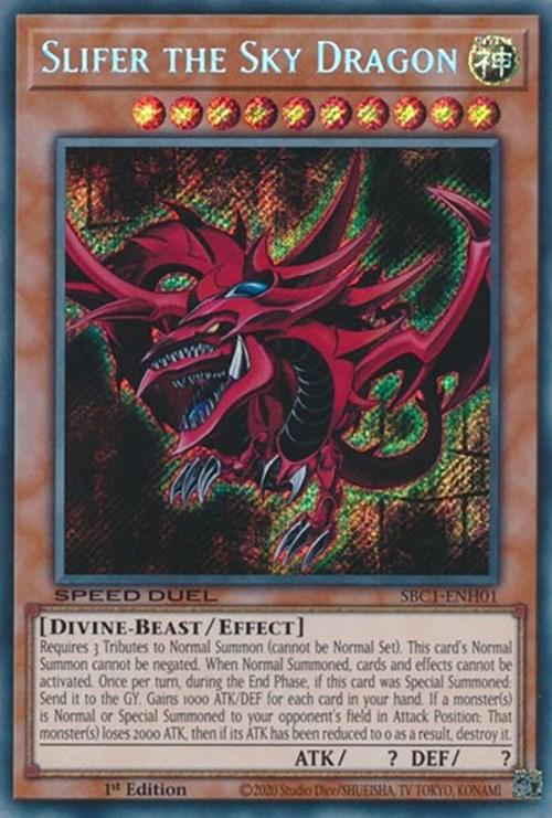 Slifer the Sky Dragon [SBC1-ENH01] Secret Rare - POKÉ JEUX