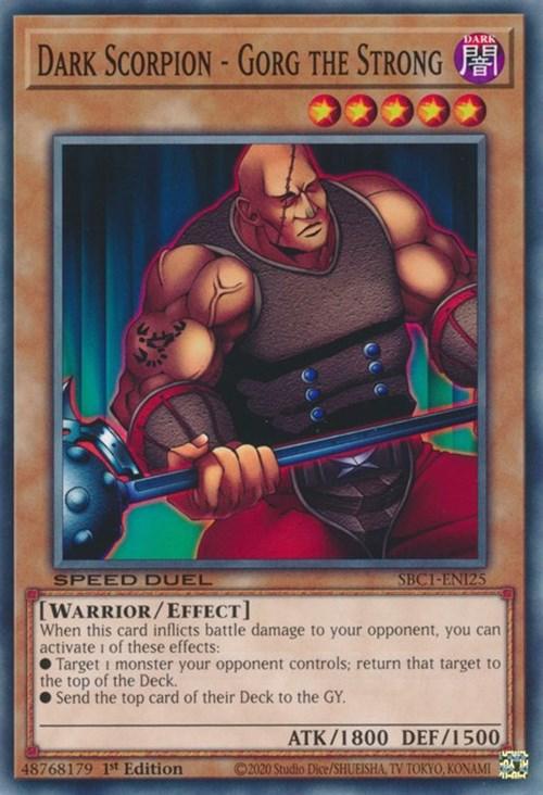 Dark Scorpion - Gorg the Strong [SBC1-ENI25] Common - POKÉ JEUX