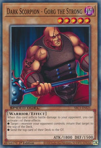 Dark Scorpion - Gorg the Strong [SBC1-ENI25] Common - POKÉ JEUX