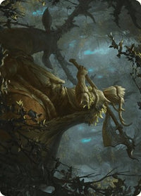 Verdant Outrider Art Card [Wilds of Eldraine Art Series]