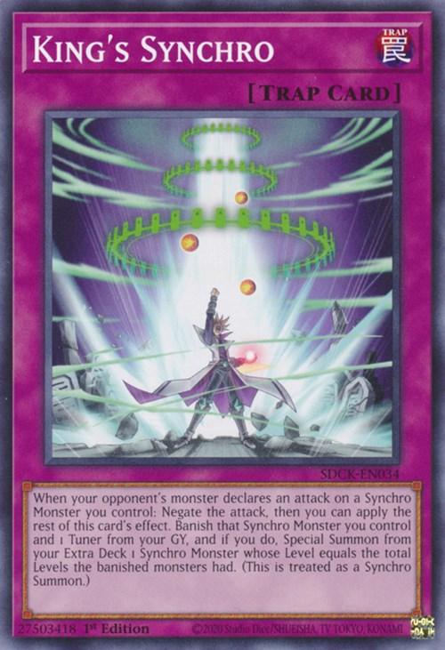 King's Synchro [SDCK-EN034] Common - POKÉ JEUX